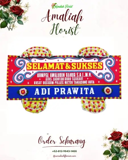 Papan Bunga Ucapan Selamat Cibalanarik
